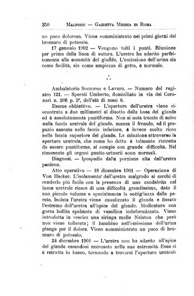 Gazzetta medica Malpighi