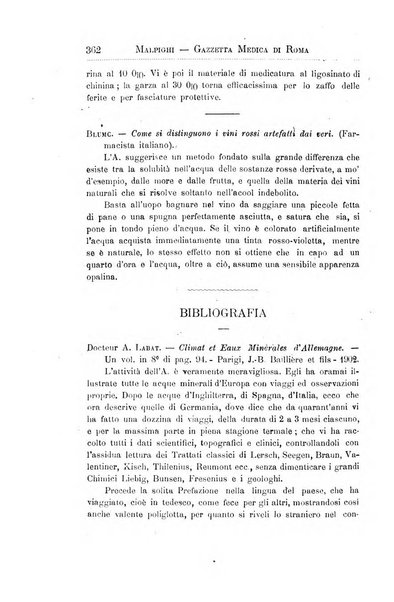 Gazzetta medica Malpighi