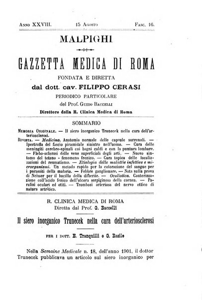 Gazzetta medica Malpighi