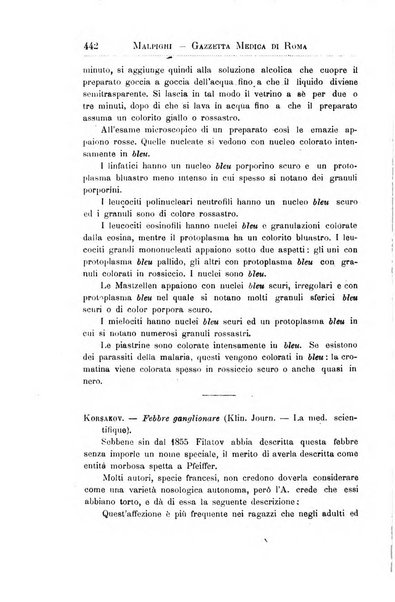 Gazzetta medica Malpighi