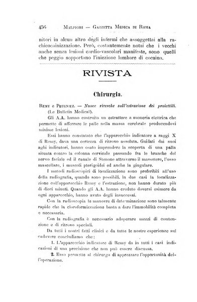 Gazzetta medica Malpighi