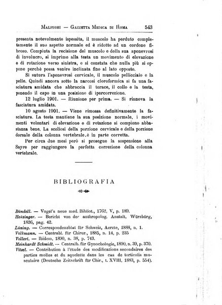 Gazzetta medica Malpighi