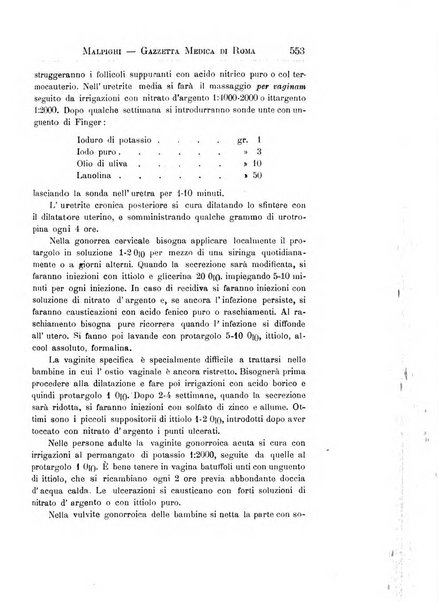 Gazzetta medica Malpighi