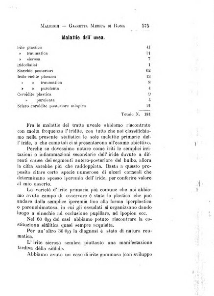 Gazzetta medica Malpighi