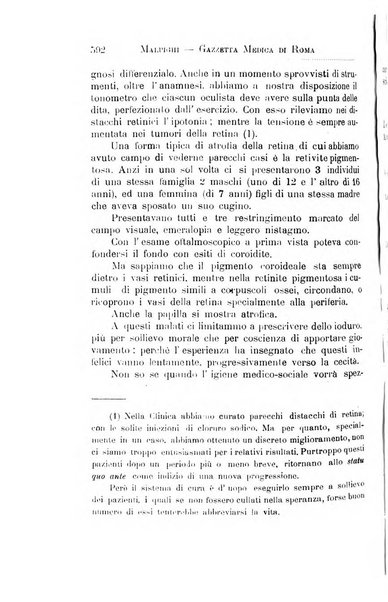 Gazzetta medica Malpighi