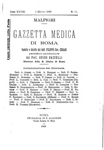 Gazzetta medica Malpighi