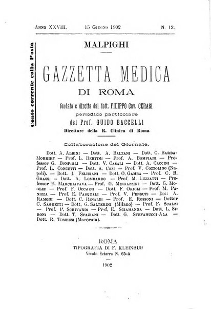 Gazzetta medica Malpighi