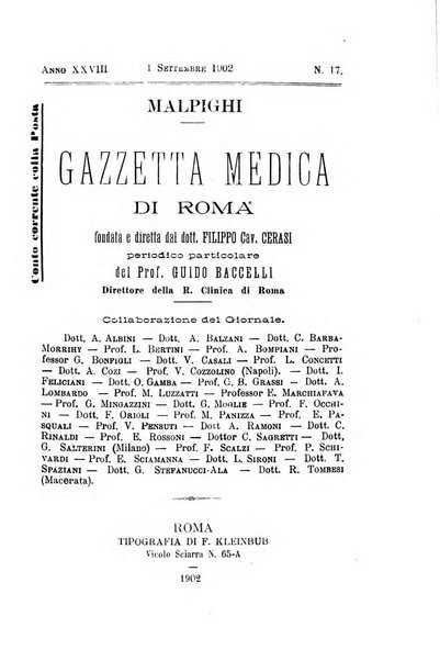 Gazzetta medica Malpighi