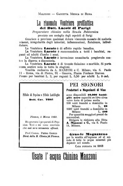 Gazzetta medica Malpighi