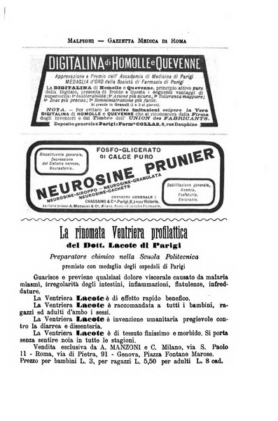 Gazzetta medica Malpighi