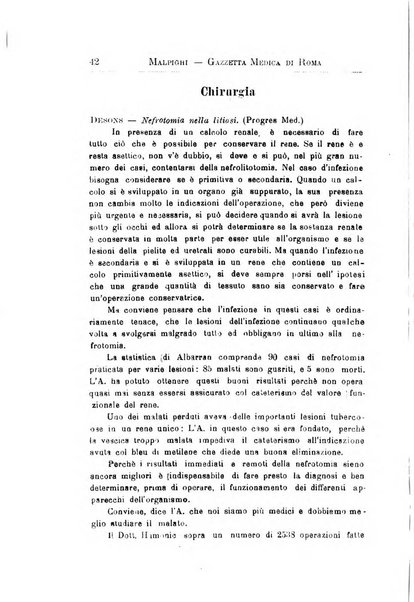 Gazzetta medica Malpighi