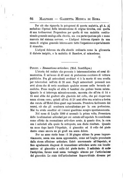 Gazzetta medica Malpighi