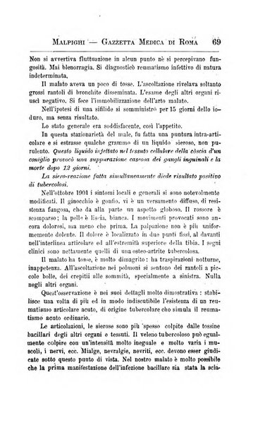 Gazzetta medica Malpighi