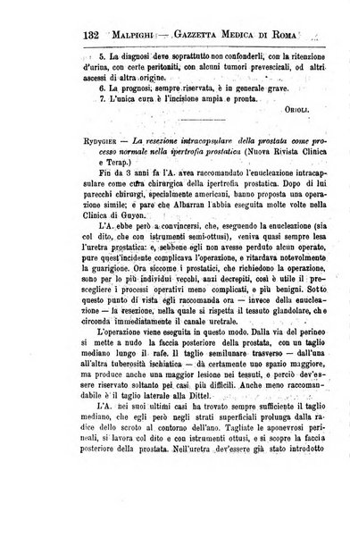 Gazzetta medica Malpighi