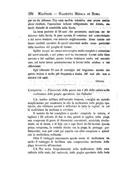 Gazzetta medica Malpighi