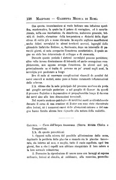 Gazzetta medica Malpighi