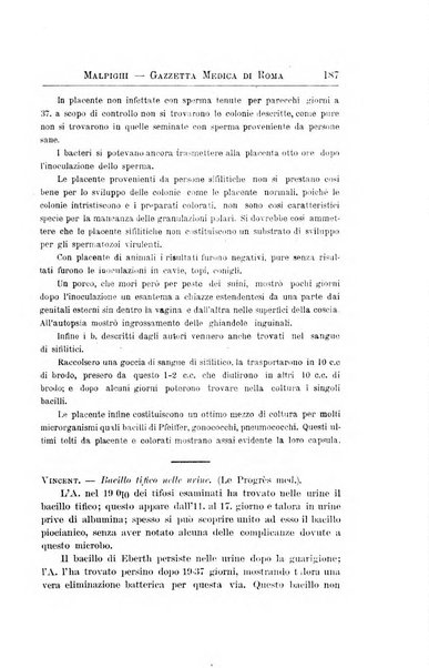 Gazzetta medica Malpighi