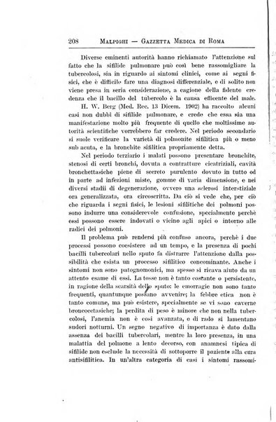 Gazzetta medica Malpighi