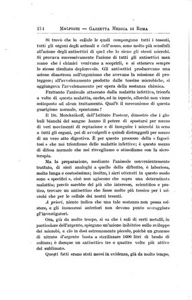 Gazzetta medica Malpighi