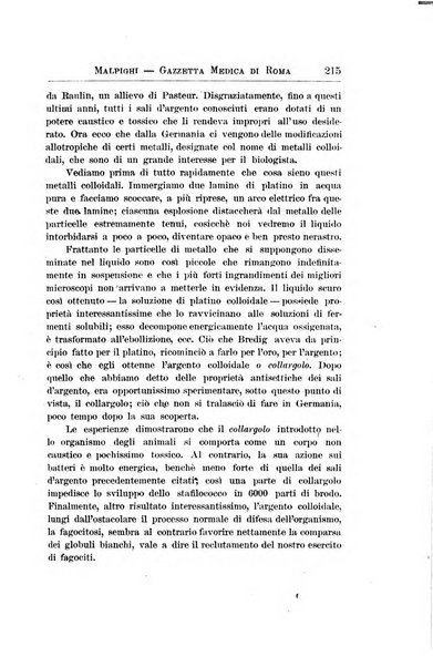 Gazzetta medica Malpighi