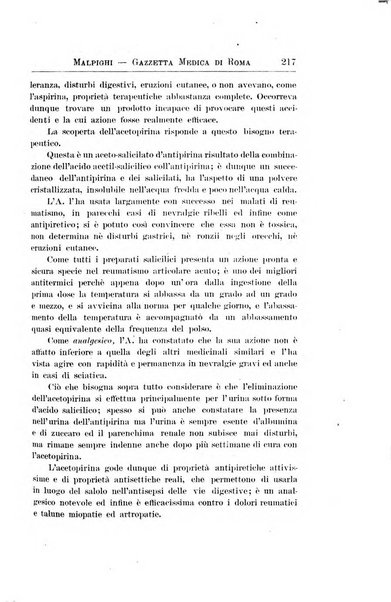 Gazzetta medica Malpighi