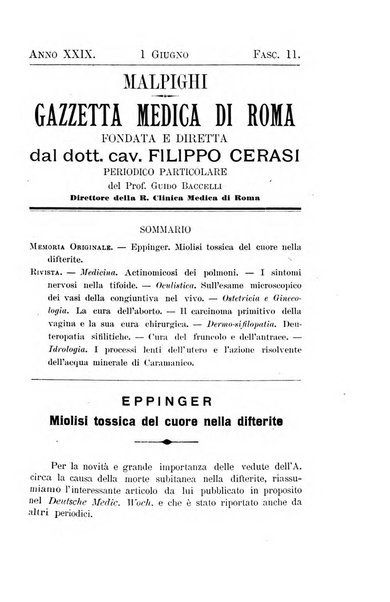 Gazzetta medica Malpighi