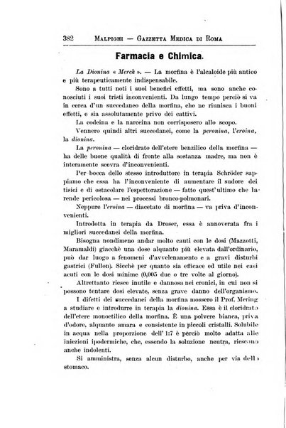 Gazzetta medica Malpighi