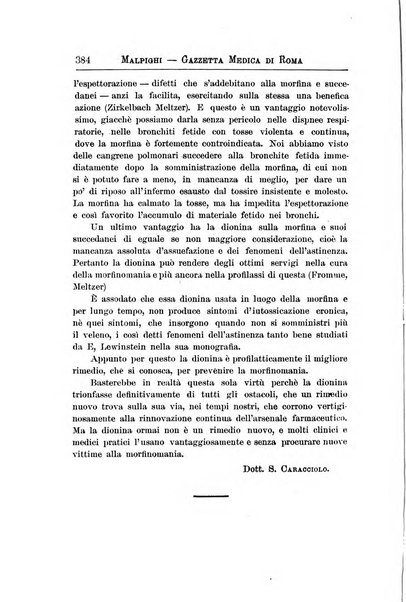 Gazzetta medica Malpighi