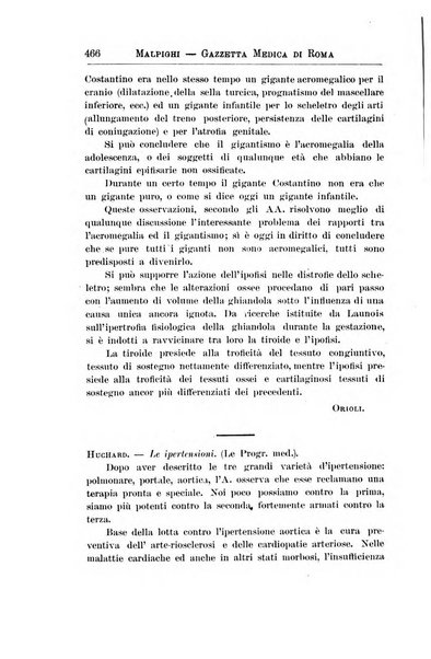 Gazzetta medica Malpighi