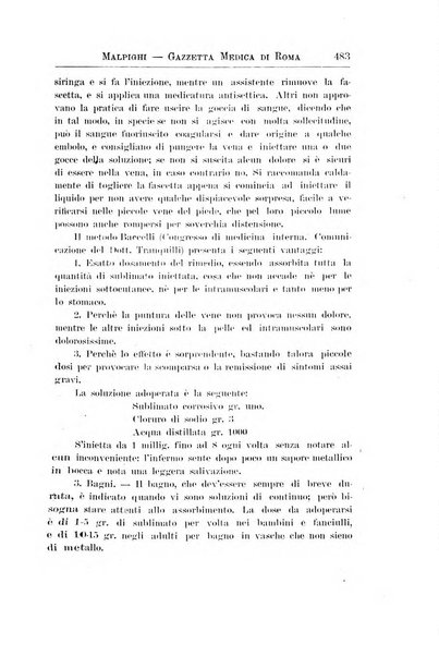 Gazzetta medica Malpighi