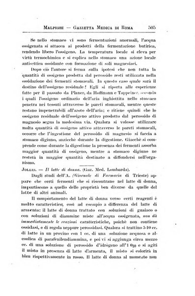 Gazzetta medica Malpighi