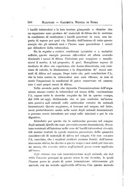 Gazzetta medica Malpighi