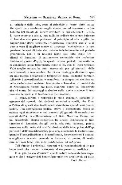 Gazzetta medica Malpighi