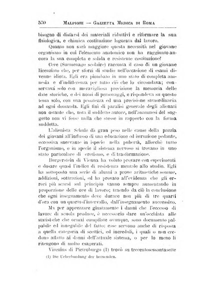 Gazzetta medica Malpighi