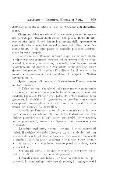 Gazzetta medica Malpighi