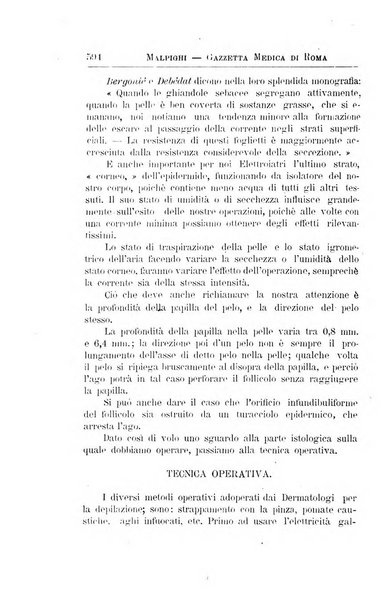 Gazzetta medica Malpighi