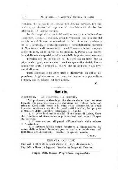 Gazzetta medica Malpighi