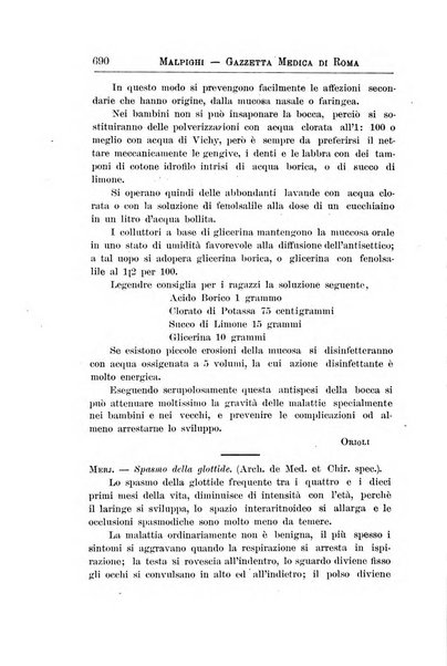 Gazzetta medica Malpighi