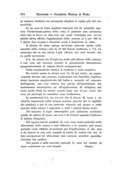 Gazzetta medica Malpighi