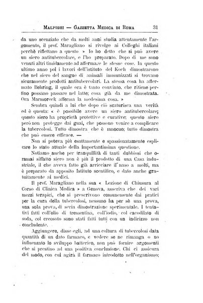 Gazzetta medica Malpighi