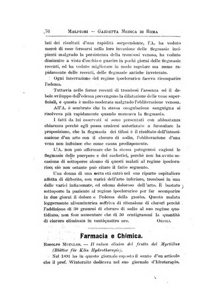 Gazzetta medica Malpighi