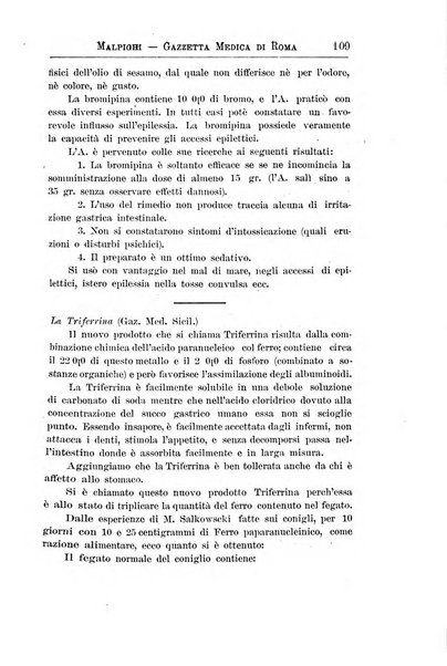 Gazzetta medica Malpighi