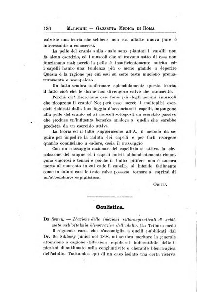 Gazzetta medica Malpighi