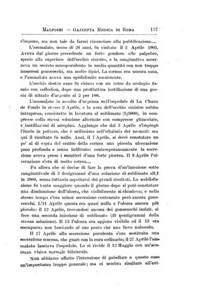 Gazzetta medica Malpighi