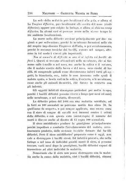 Gazzetta medica Malpighi