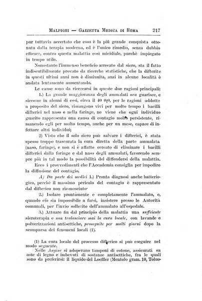 Gazzetta medica Malpighi