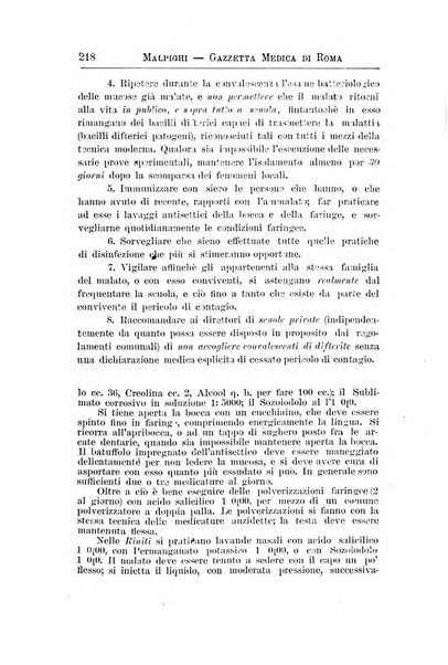 Gazzetta medica Malpighi