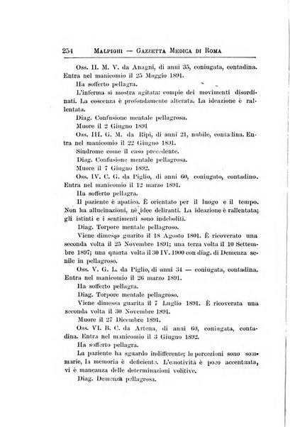 Gazzetta medica Malpighi