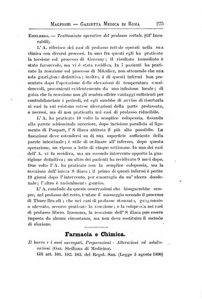 Gazzetta medica Malpighi