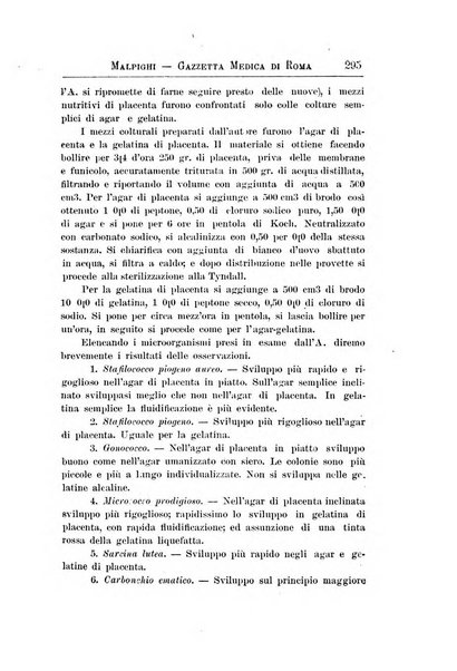 Gazzetta medica Malpighi